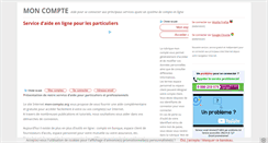 Desktop Screenshot of mon-compte.org